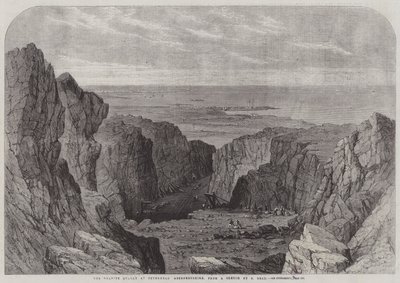 The Granite Quarry at Peterhead, Aberdeenshire by Samuel Read